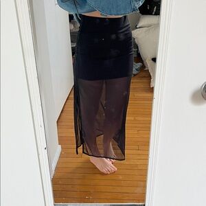 GAP Black Maxi Skirt